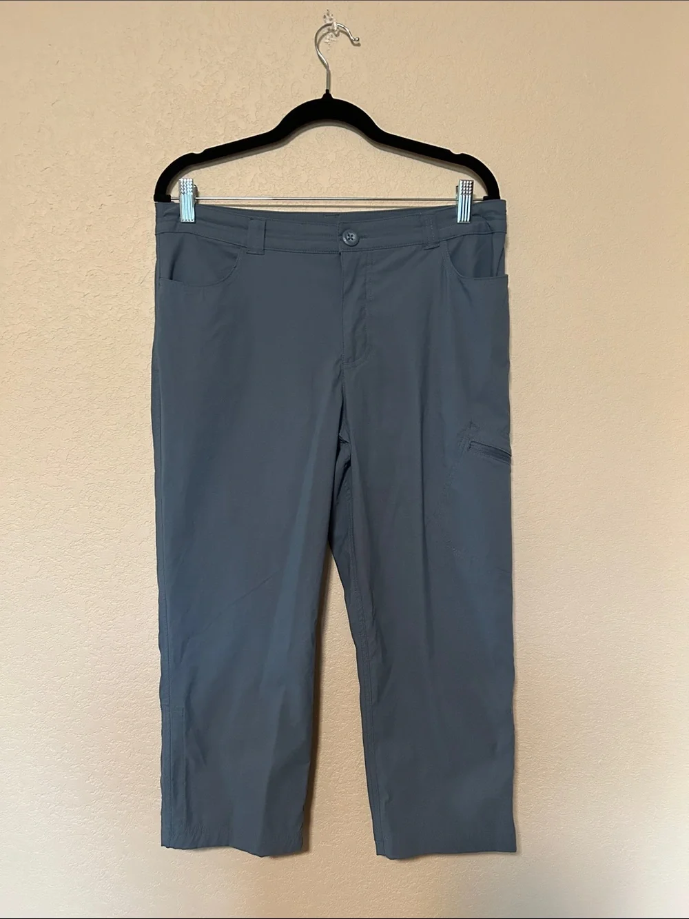 Eddie Bauer WR Women’s Tech Capri Size 8 Blue Lightweight Outdoor Hiking Travel